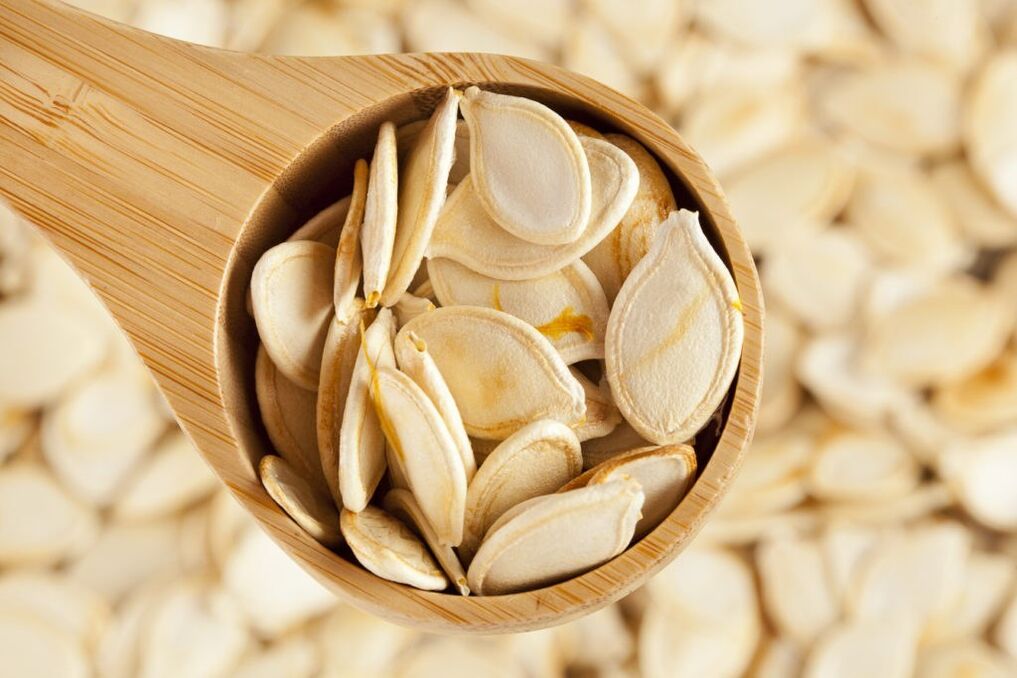 In chronic prostatitis, pumpkin seeds are useful