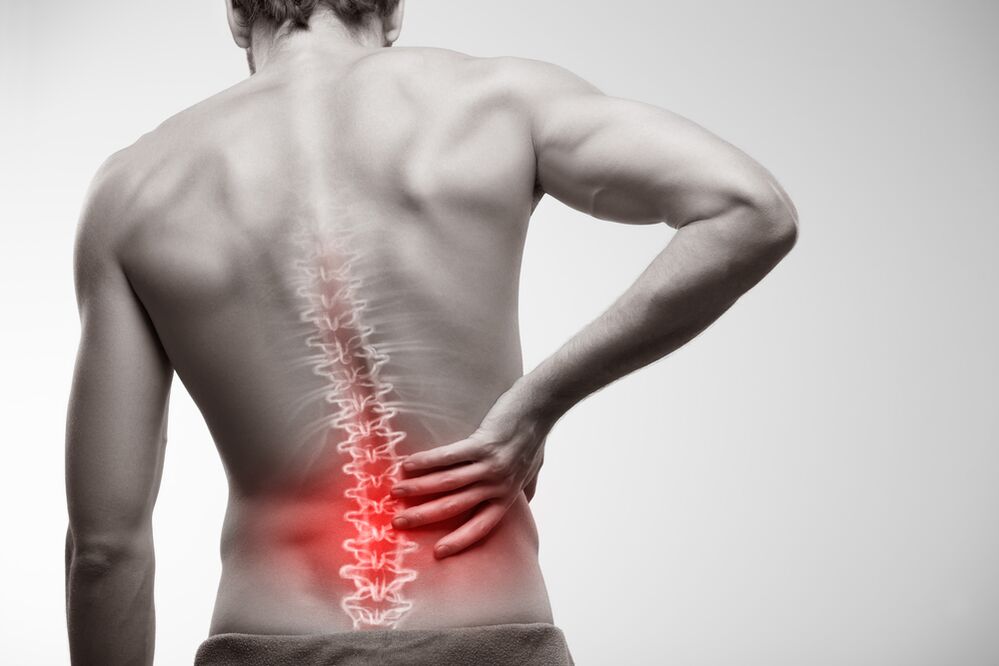 Pain pain in the sacrum - a sign of chronic prostatitis