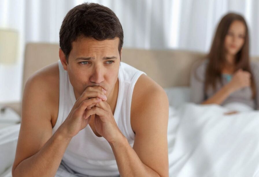 painful intercourse, deterioration of potency in a man is one of the signs of prostatitis